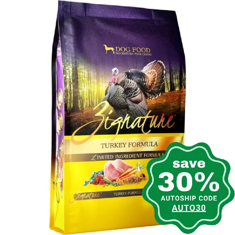 Zignature - Dry Dog Food - Grain Free Turkey - 12.5LB