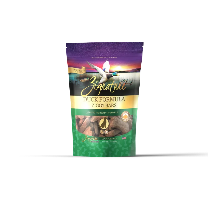 Zignature Ziggy Bars Duck Dog Treats