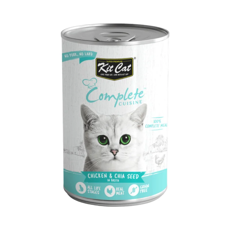 Canned Cat Food - Complete CUISINE - Chicken & Chia Seed In Broth - 150 g