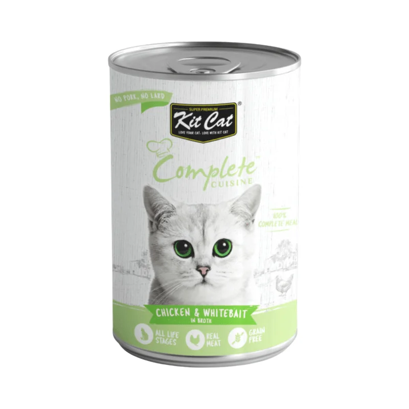 Canned Cat Food - Complete CUISINE - Chicken & Whitebait In Broth - 150 g