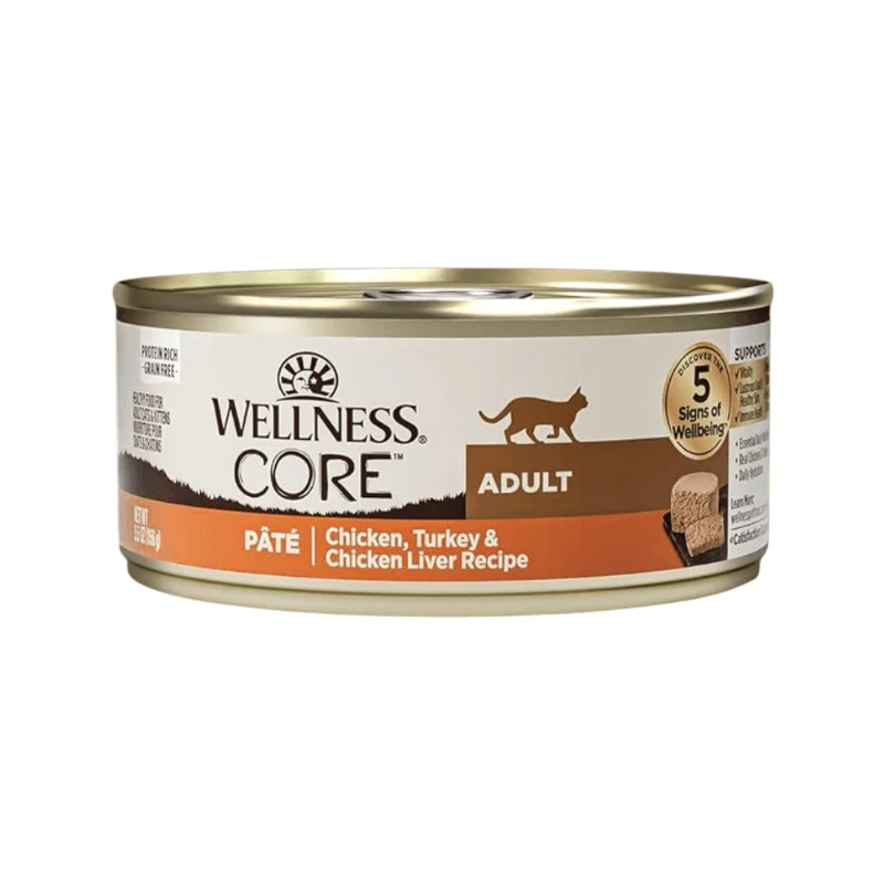 Canned Cat Food - CORE - Classic Pâté - ADULT Chicken, Turkey & Chicken Liver Recipe - 5.5 oz