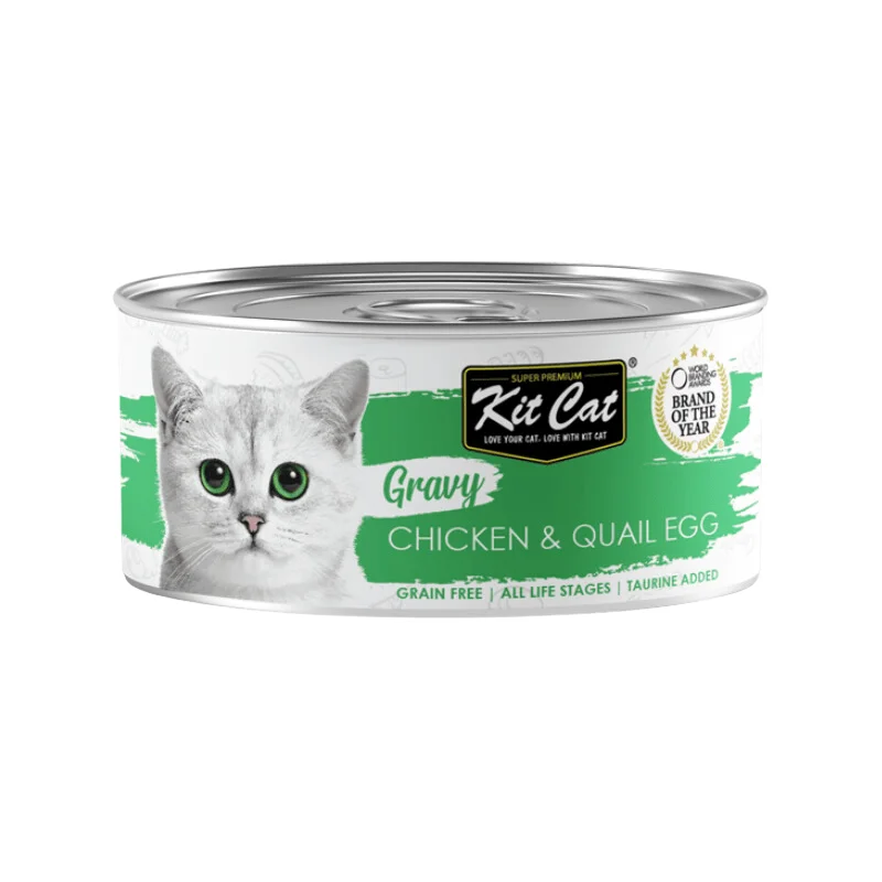 Canned Cat Food - Gravy - Chicken & Quail Egg - 70 g