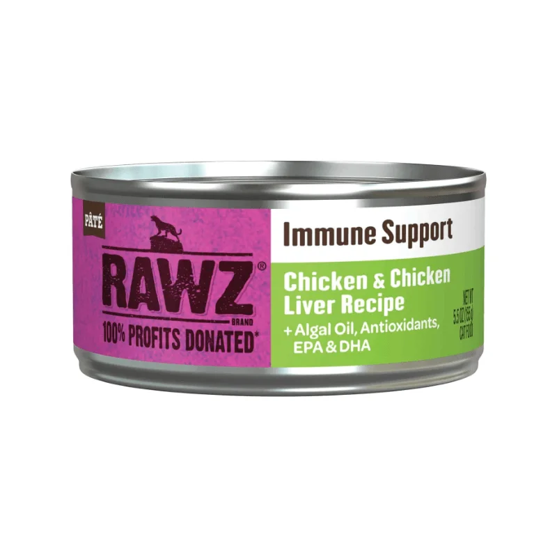 Canned Cat Food - Immune Support - Chicken & Chicken Liver Recipe Pâté - 5.5 oz