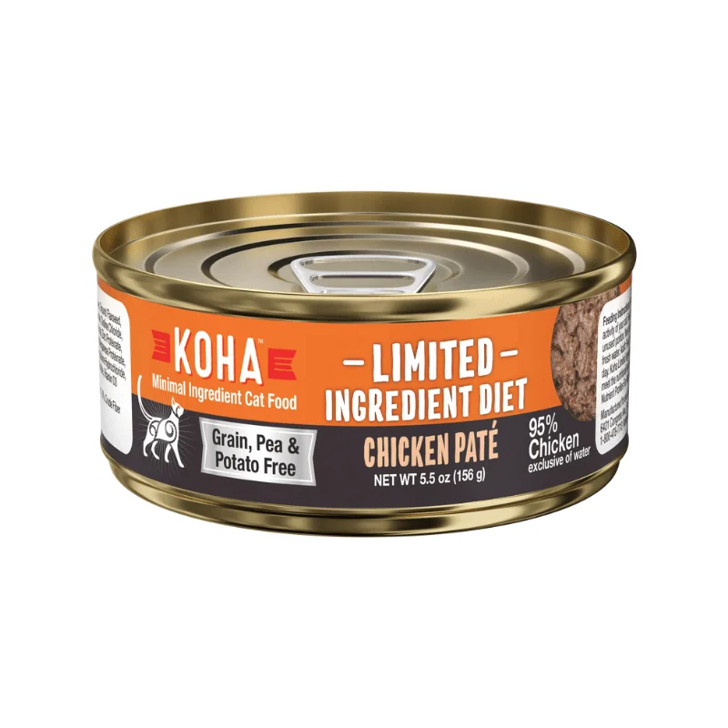 Canned Cat Food - Limited Ingredient Diet - 95% Chicken Pâté