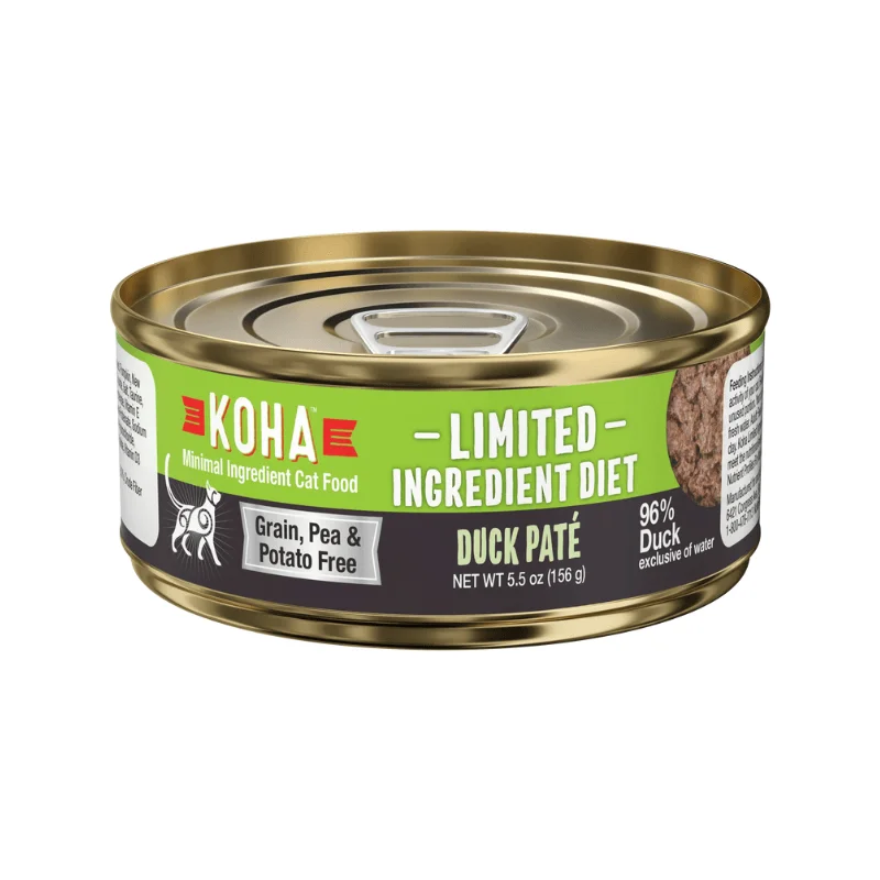 Canned Cat Food - Limited Ingredient Diet - 96% Duck Pâté