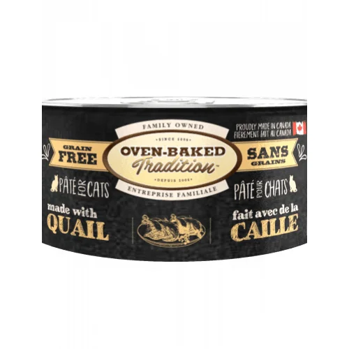 Canned Cat Food - Quail Pate - Adult Cats - 5.5 oz