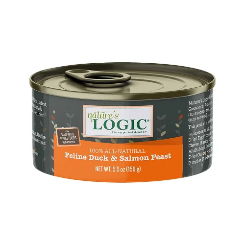 Canned Cat Food - Duck & Salmon Feast - 5.5 oz