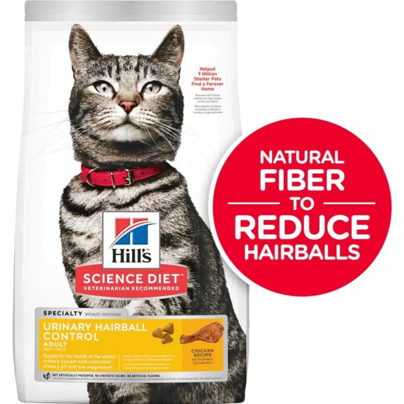 Dry Cat Food - Urinary Hairball Control ADULT - Chicken Recipe