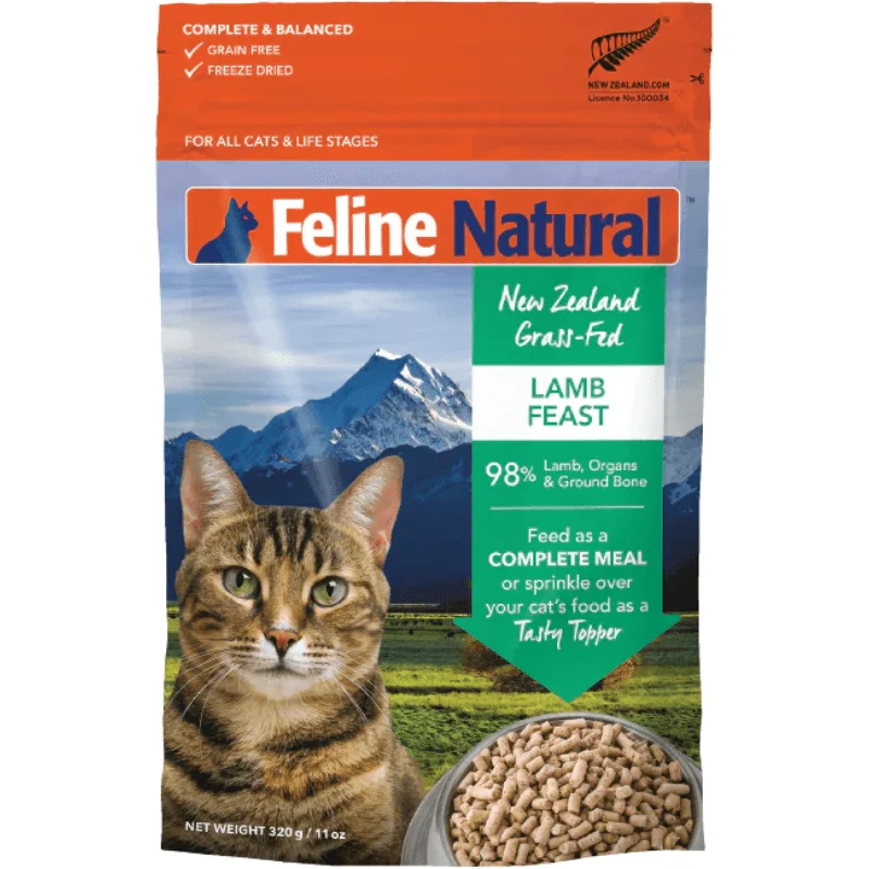 Freeze Dried Cat Food - Lamb Feast - 11 oz