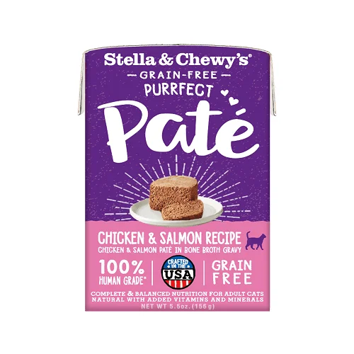 Wet Cat Food - Paté - Chicken & Salmon - 5.5 oz