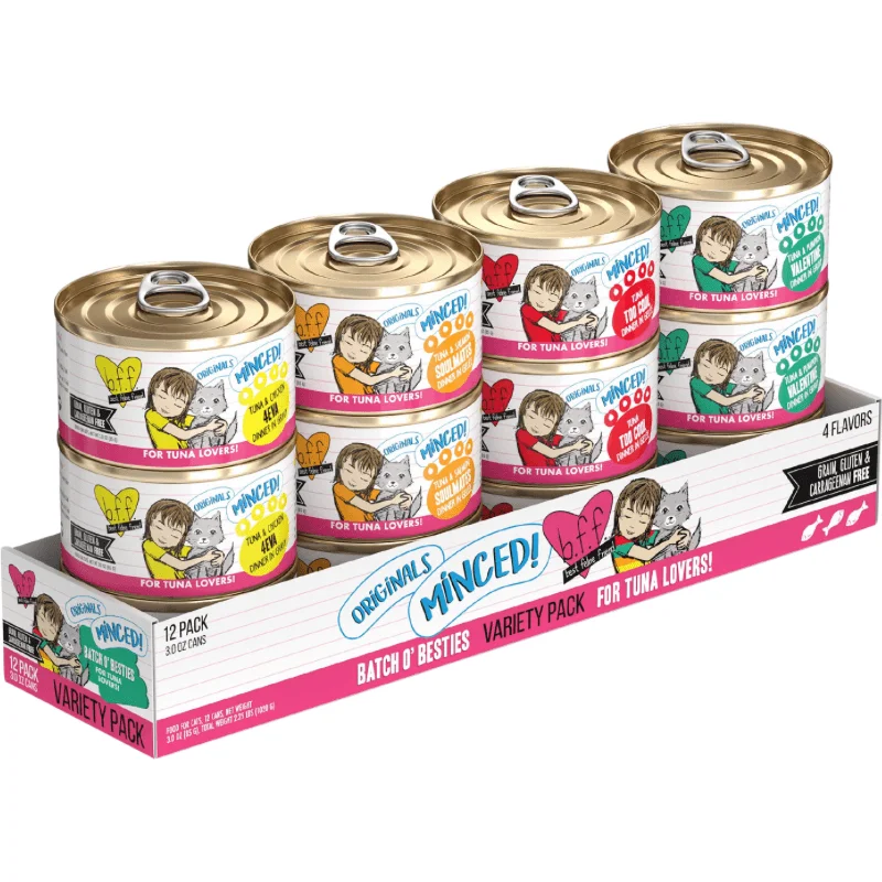 Canned Cat Food - BFF ORIGINALS Minced - Batch 'O Besties - Variety Pack