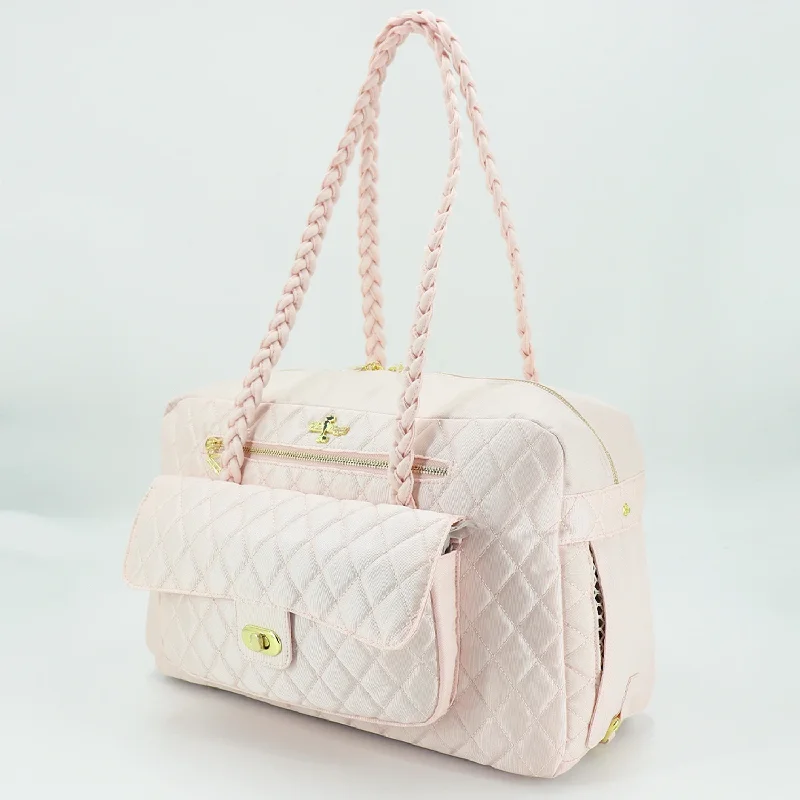 Porsha Dog Carrier: Blush