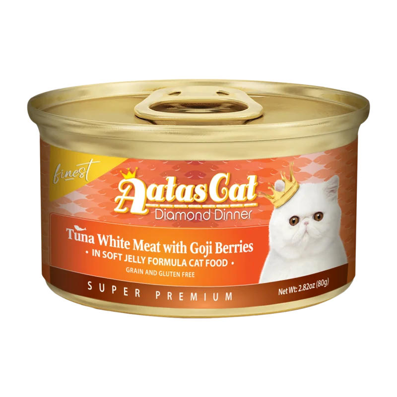 Aatas Cat Finest Diamond Dinner Tuna with Goji in Soft Jelly 80g