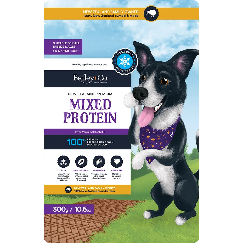 Bailey+Co Dog Freeze-Dried Raw Meal Enhancer New Zealand Mixed Protein 300g