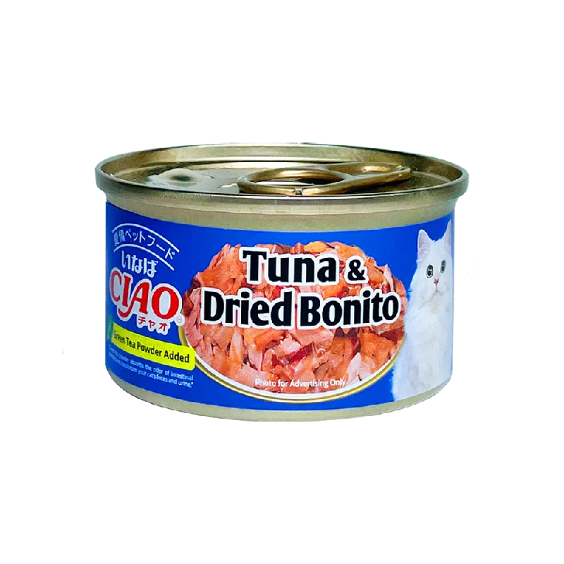 Ciao Cat White Meat Tuna with Dried Bonito in Jelly 75g (A10)