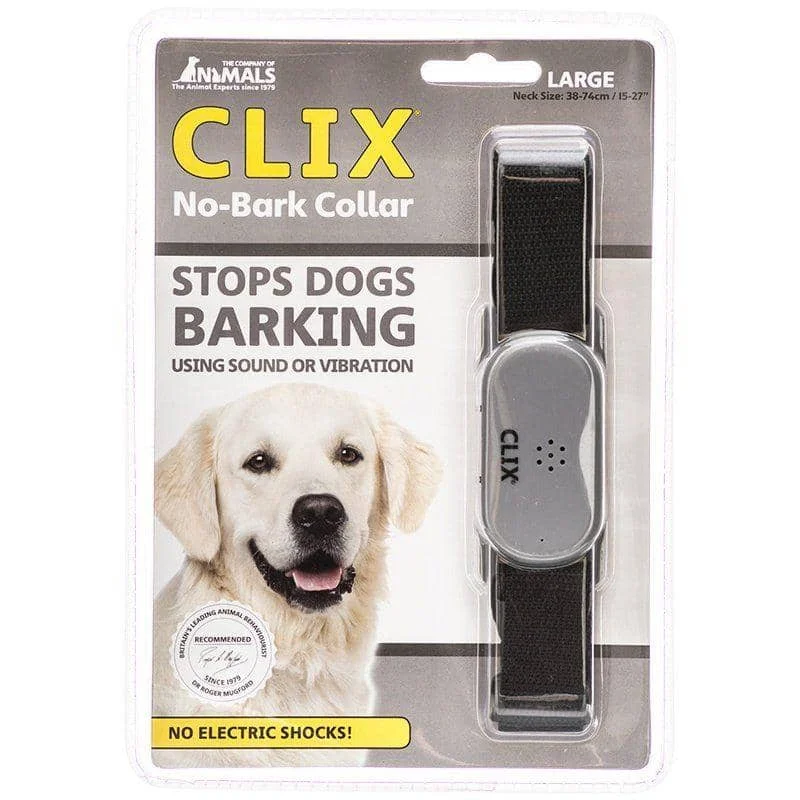 Company of Animals Clix No-Bark Collar - Large - (Necks up to 18")