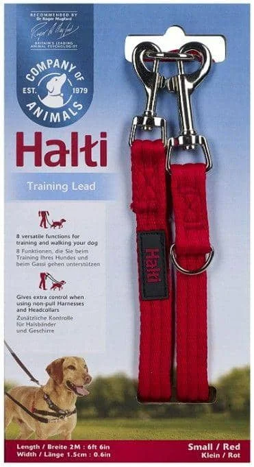 Company of Animals Halti Training Lead for Dogs Red - Small