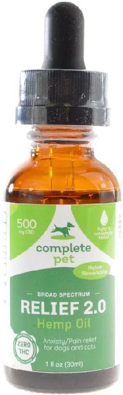 Complete Pet Relief 2.0 Hemp Oil 500mg - 1 oz