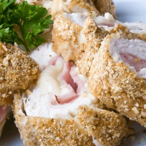 Stuffed Chicken Breast ~ Cordon Bleu (Raw)