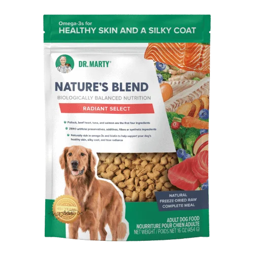 Dr. Marty Nature’s Blend Radiant Select Premium Freeze-Dried Raw Dog Food