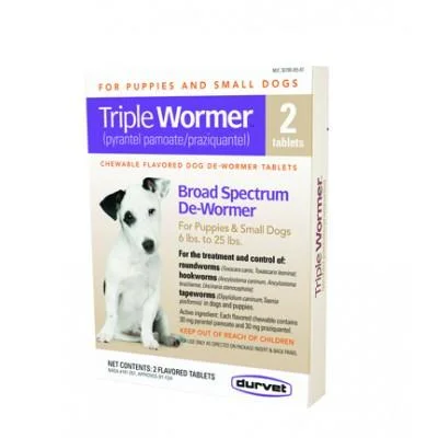 Durvet Triple Wormer For Puppies & Small Dogs