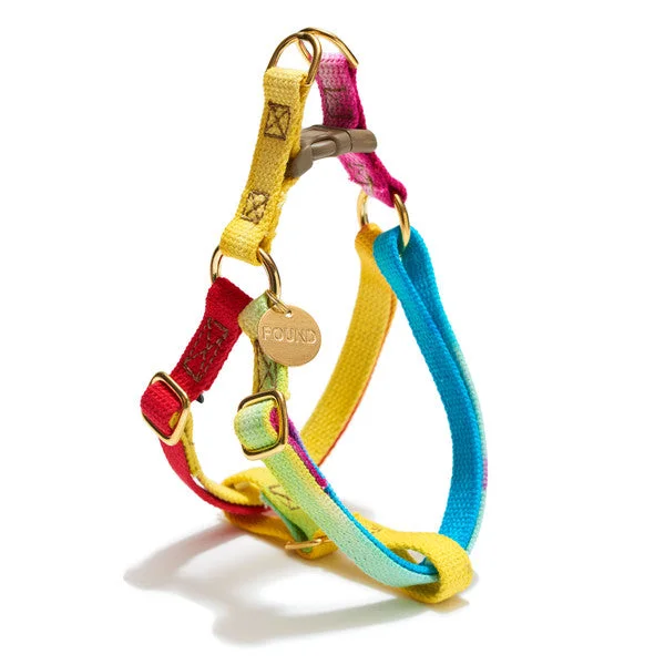 Found My Animal PRISMATIC COTTON CAT & DOG HARNESS