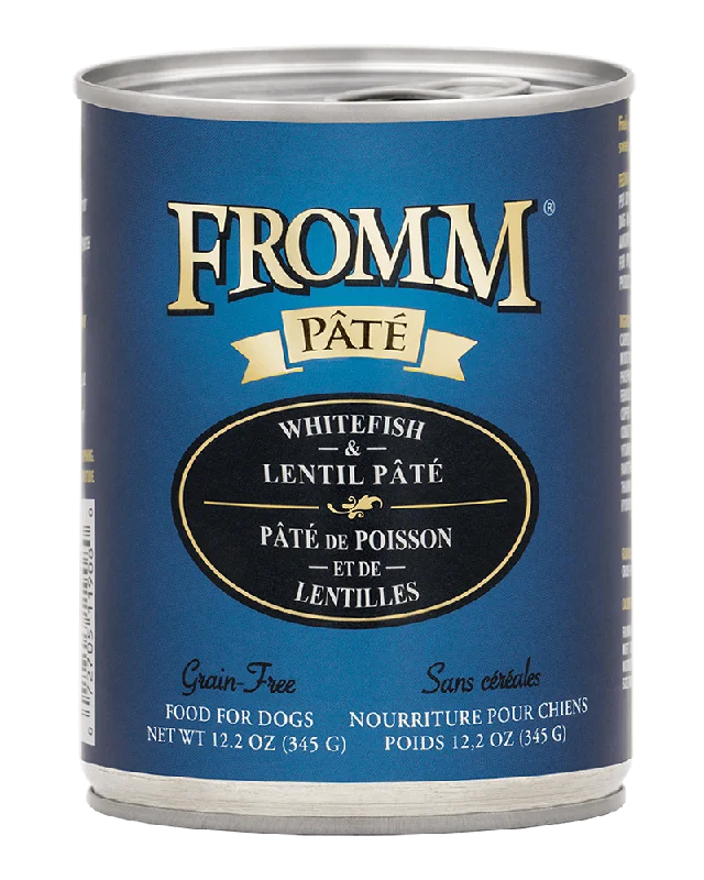 Fromm Gold Whitefish & Lentil Pate Wet Dog Food 12.2oz