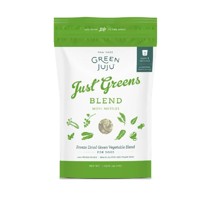 Green Juju Dog Freeze Dried Just Green Blend With Nettles 1.75oz