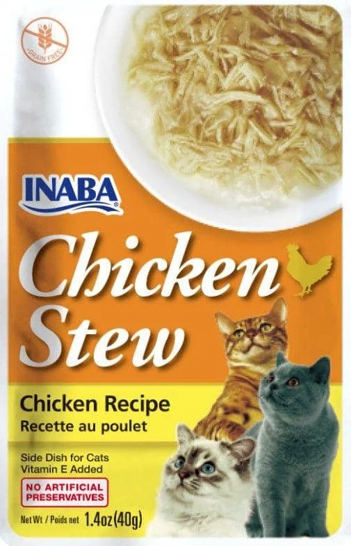 Inaba Chicken Stew Chicken Recipe Side Dish for Cats - 1.4 oz