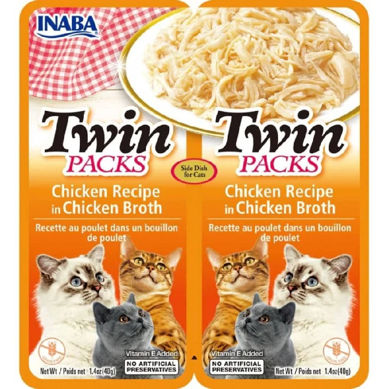 Inaba Twin Packs Chicken Recipe in Chicken Broth for Cats - 2 count