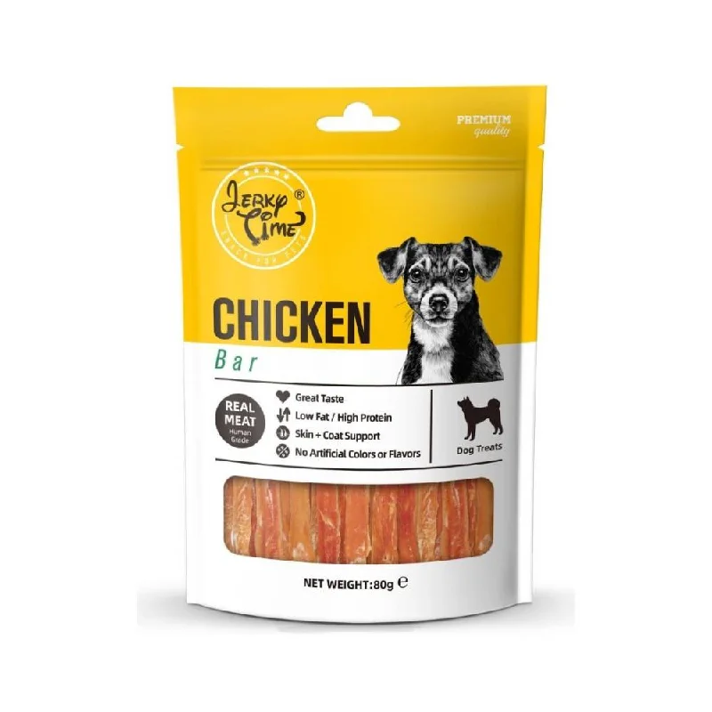 Jerky Time Dog Chicken Bar 80g