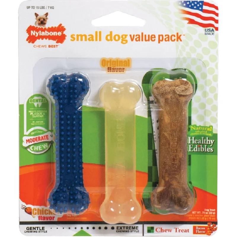 MODERATE CHEW SMALL DOG VARIETY PACK (PETITE-3 PK, ASSORTED)