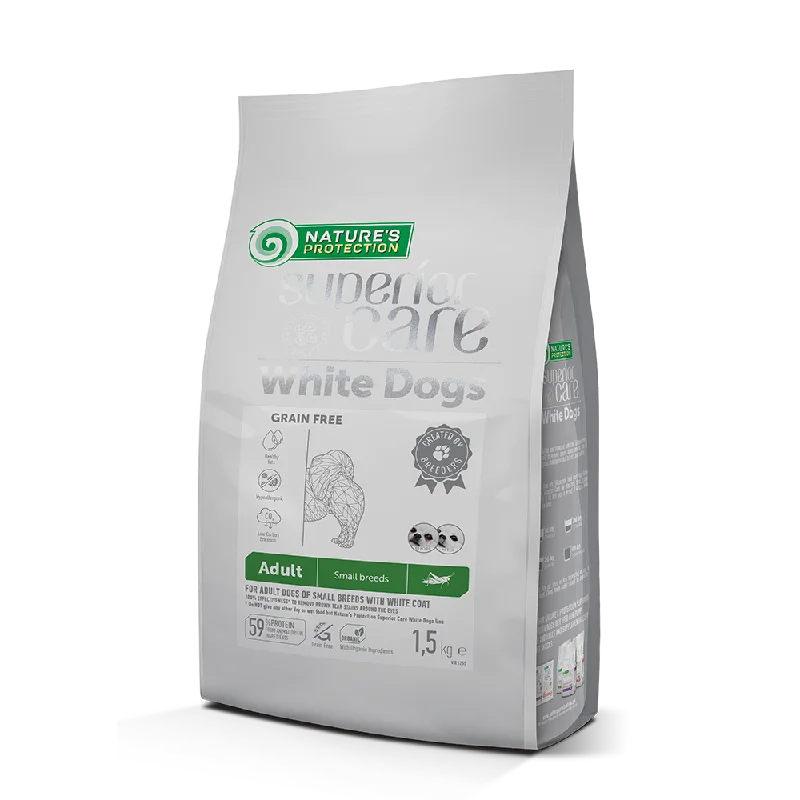 Nature's Protection Dog Superior Care White Dogs Small Breed Insect 1.5kg