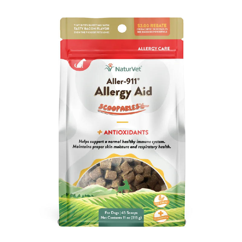 NaturVet Dog Aller-911 Allergy Aid Scoopables 11oz