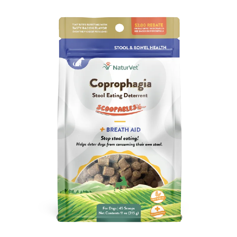 NaturVet Dog Coprophagia Stool Eating Deterrent Scoopables 11oz