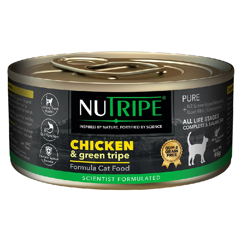 Nutripe Cat Gum & Grain Free Pure Chicken & Green Tripe 95g