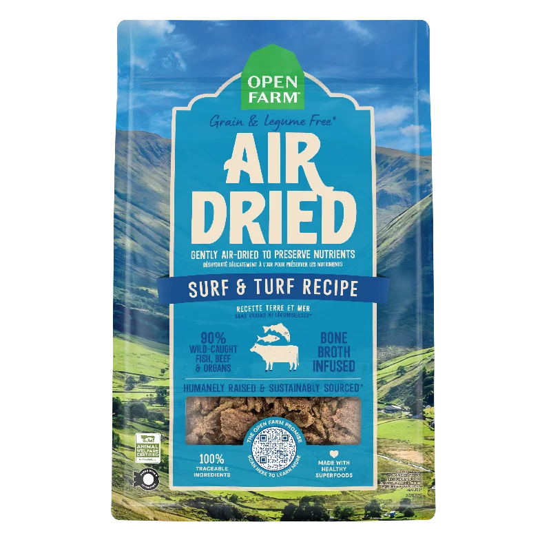 Open Farm Air Dried Grain Free Surf & Turf Dog Food 1lb