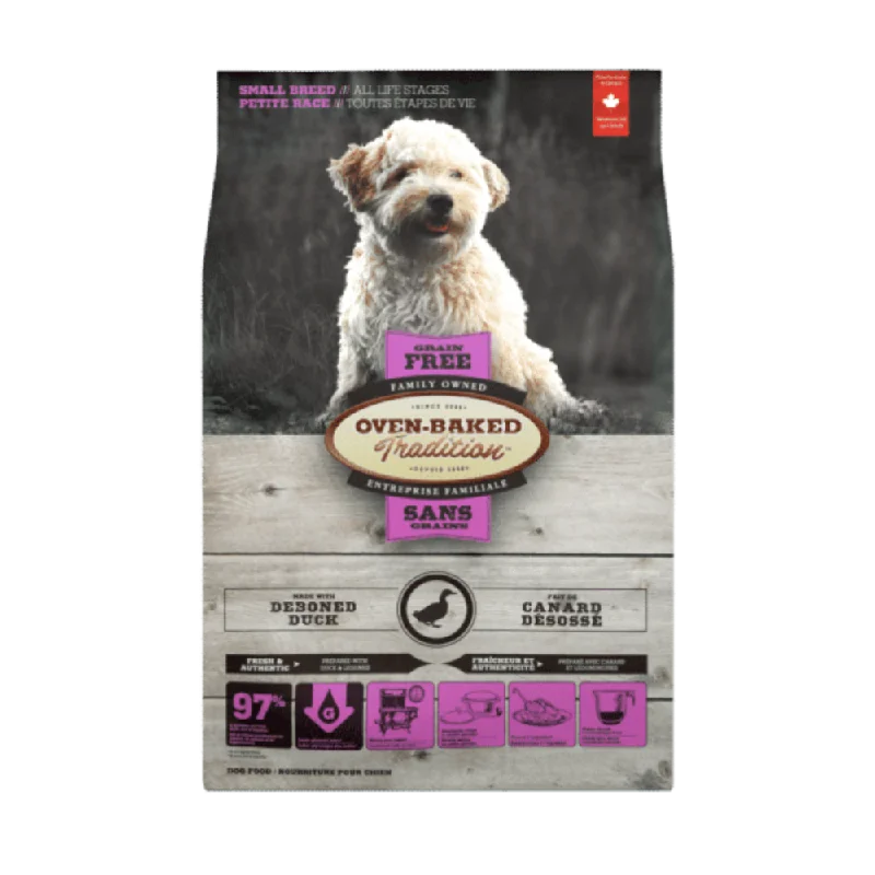 Oven Baked Tradition Dog All Life Stages Grain-Free Duck Small Bites 5lb