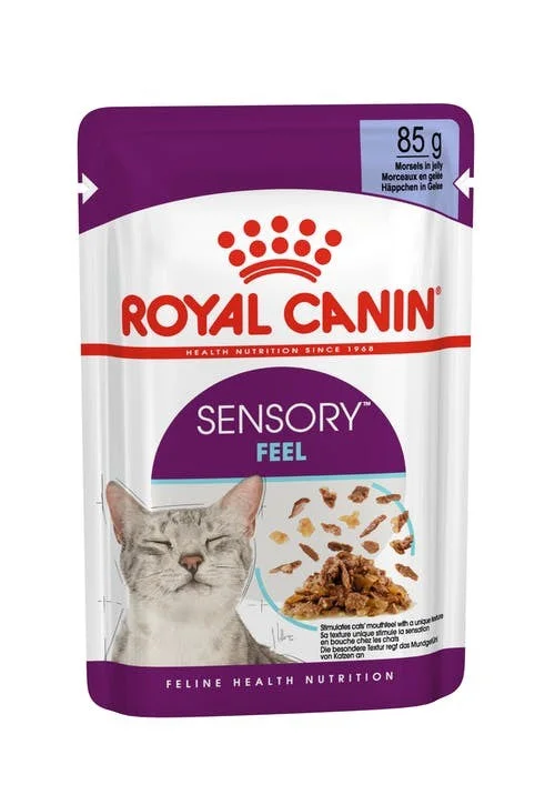 Pack of ROYAL CANIN CAT SENSORY FEEL JELLY 85G X 12