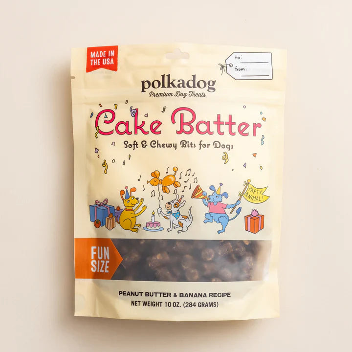 Polkadog Cake Batter Dog Treat (10 oz)