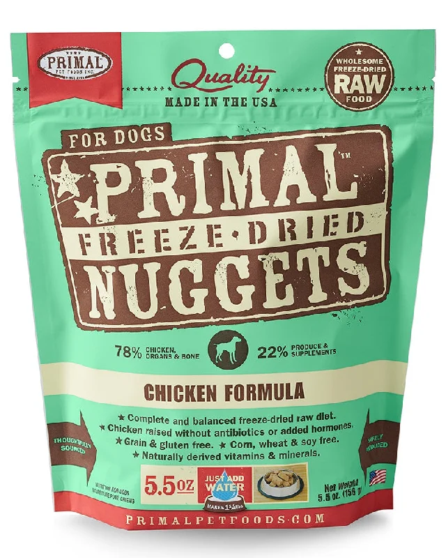 Primal Dog Freeze-Dried Chicken Nuggets 14oz