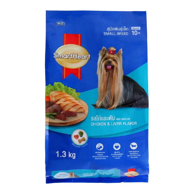 SmartHeart Dog Small Breed Chicken & Liver 1.3kg