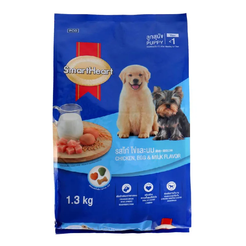 SmartHeart Puppy Chicken, Egg & Milk 1.3kg