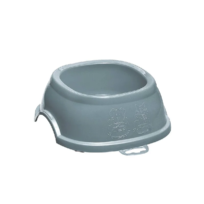 Stefanplast Break 2 Square Bowl Steel Blue/Stone Grey 19cm x 19cm x 7cm