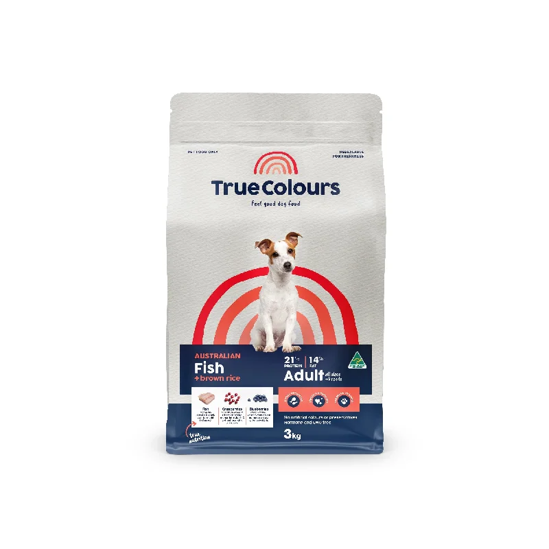 TRUE COLOURS ADULT FISH & BROWN RICE 3KG