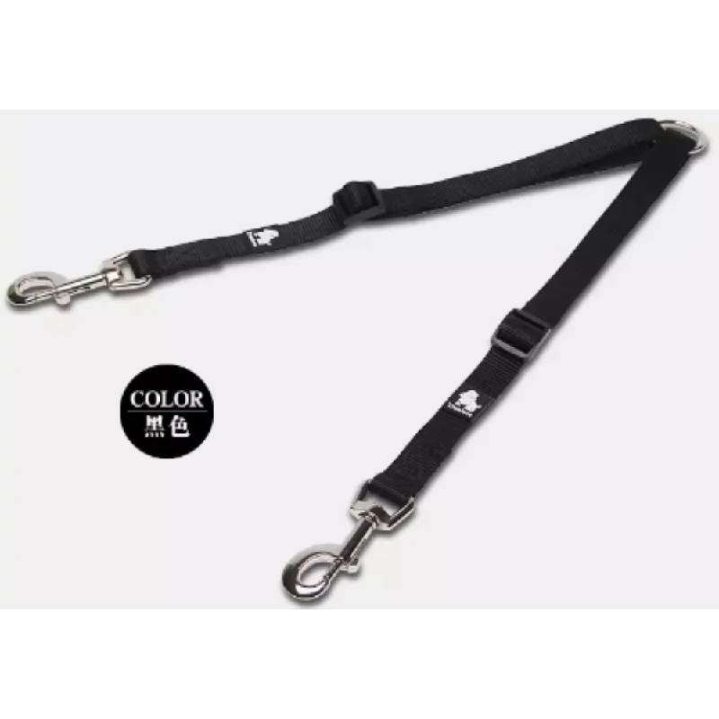 Truelove Dual Clasp Leash Black L 2.5cm x 200cm