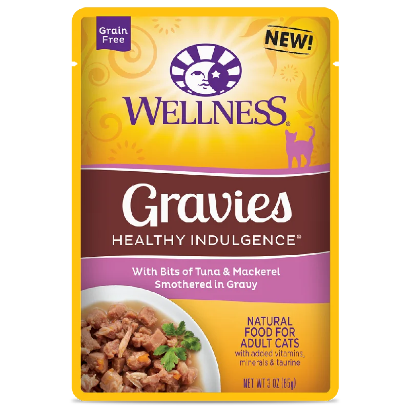 Wellness Cat Healthy Indulgence Gravies - Tuna & Mackerel 3oz