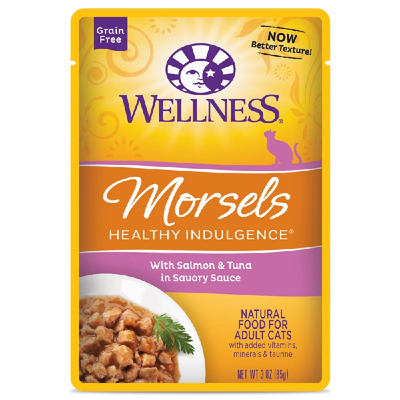 Wellness Cat Healthy Indulgence Morsels - Salmon & Tuna 3oz